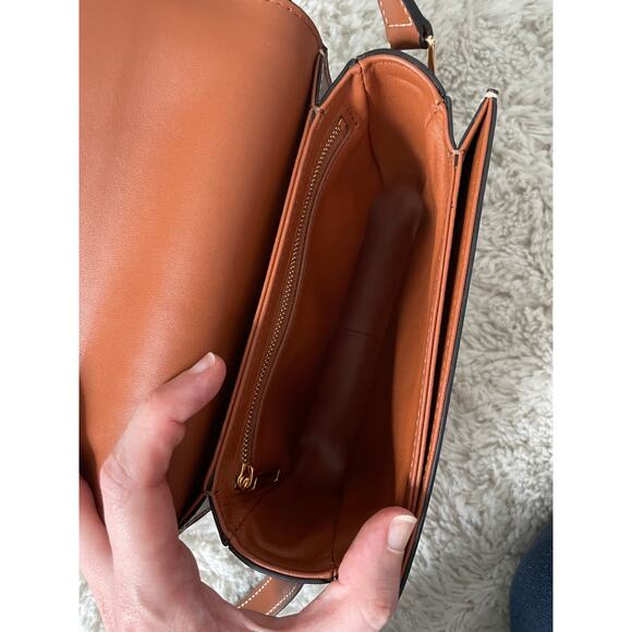 CELINE Teen Triomphe Bag in Triomphe Canvas and Calfskin - Picture 12 of 15